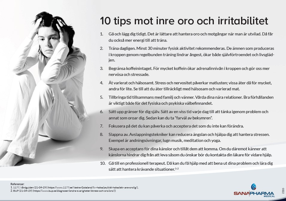 10 tips mot inre oro bild